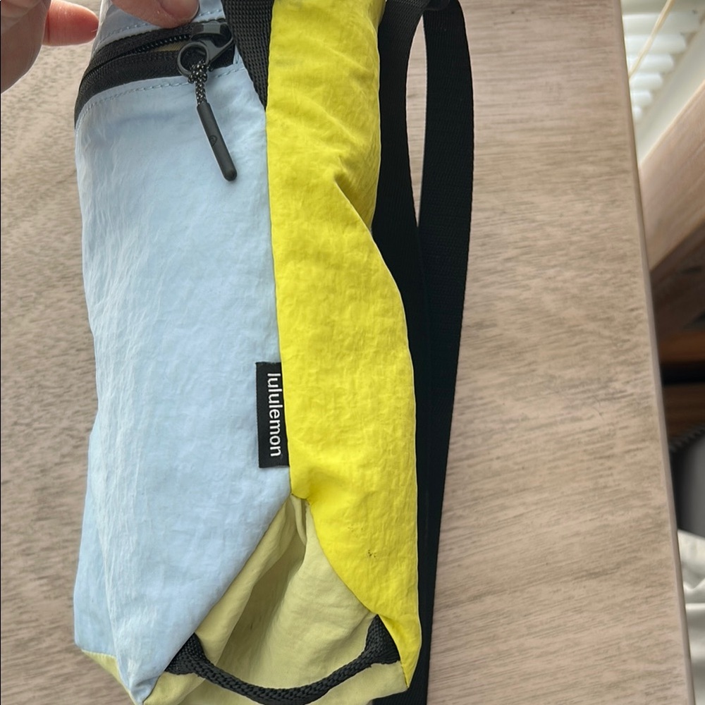 Lululemon Blue and Yellow Crossbody Bag